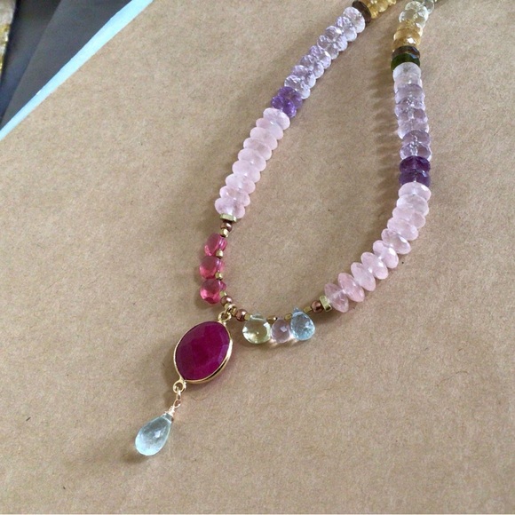 New Sundance Charm Gemstone Necklace - Picture 3 of 14